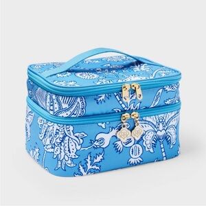 Floral Vines Soft Sided Vanity Case Blue - Roller Rabbit × Target